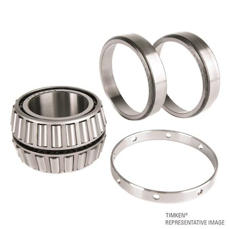 Timken TIM-14126D, Tapered Roller Bearing 4 Od, Trb Double Row Cone 4 Od, 14126D 14126D